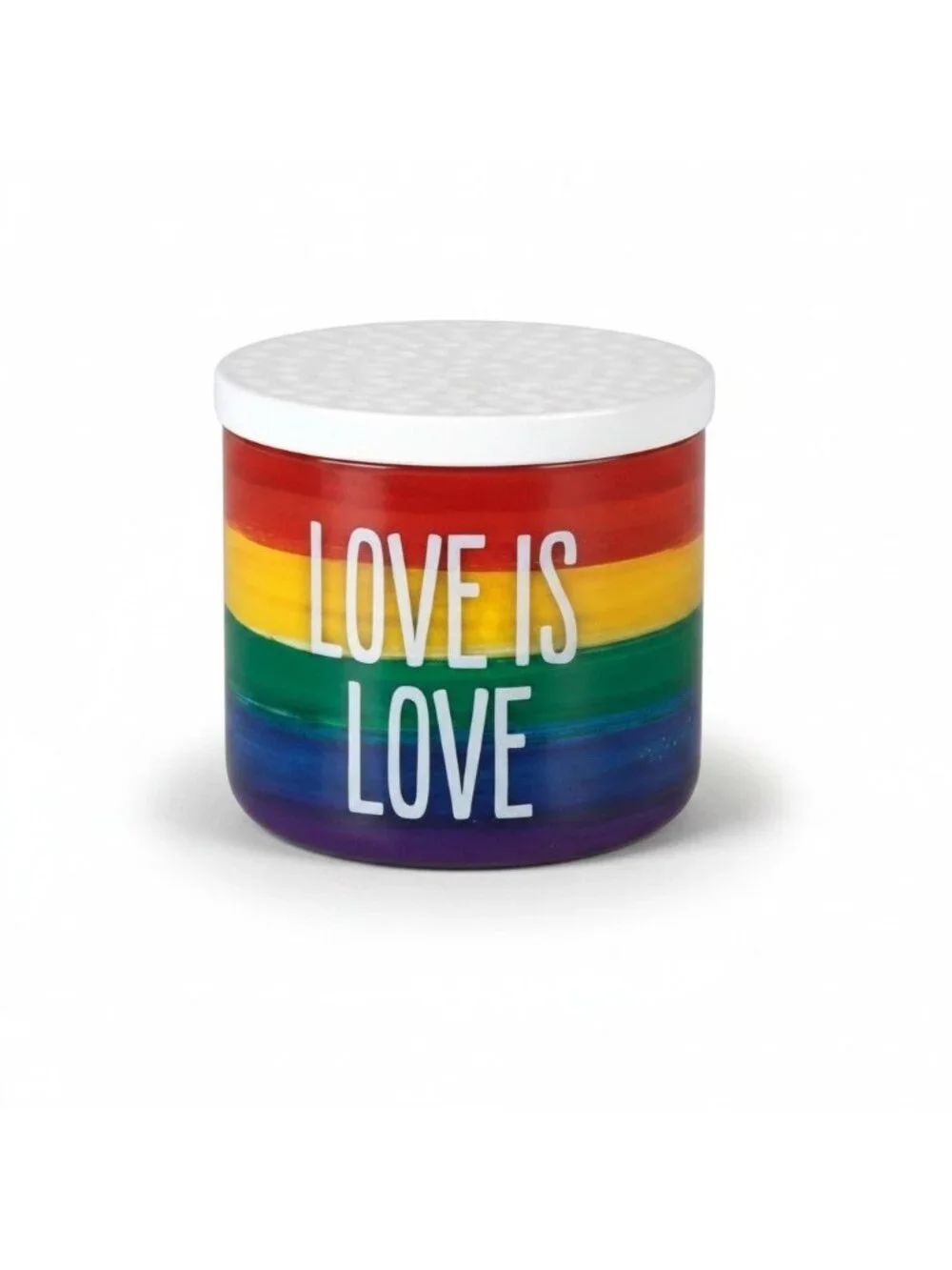 “Love is Love” Rainbow Scented Candle Sensational 2 Wick Storm 14.5 oz New